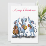 Feliz Natal - Banda Romântica Engraçada - Divertid<br><div class="desc">Feliz Natal - Banda Romântica Engraçada do Mouse - Desenho de Cartoon Animal Mouses Love Music - Choose / Add Your Unique Text / Color - Make Your Especial Gift - Reize, mova ou remova e adicione elementos / texto com a ferramenta de personalização! - Desenho e Design por MIGNED....</div>