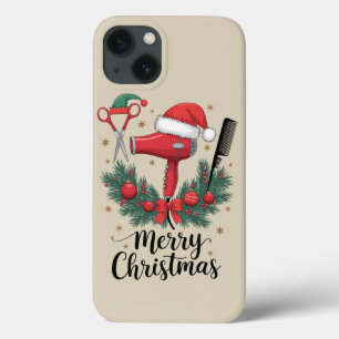 Feliz Natal Cabeleireiro Estilista de Cabelo Xmas