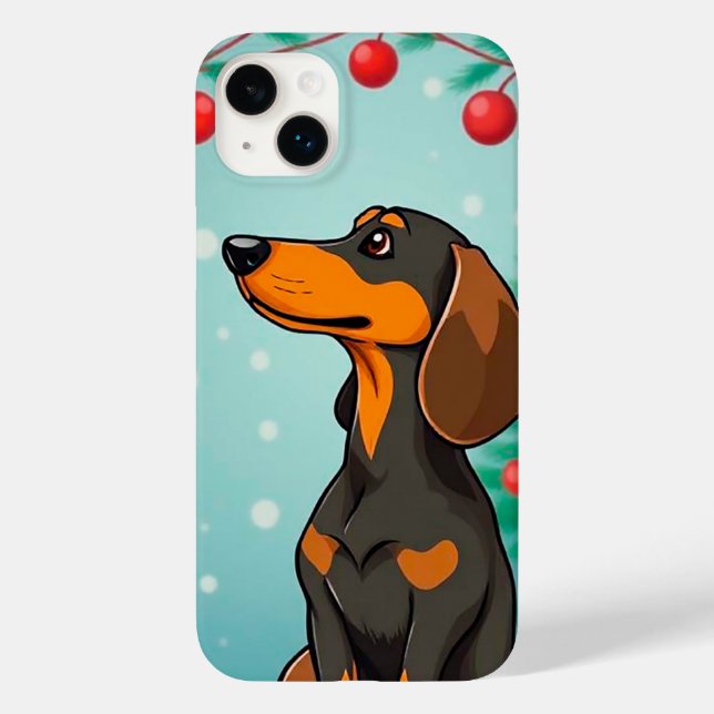 🎄 Feliz Natal Cachorrinho Alegria ✨ Cute Santa Do (Verso)