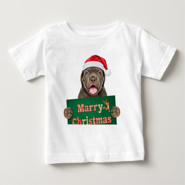 "Feliz Natal - Camiseta de Natal - Feriado Bonito (Frente)