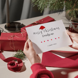 Feliz Natal - cartão com fotos Marido Bonito