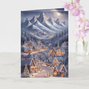 Feliz Natal Cartão de Boas Festas Winter Wonderlan