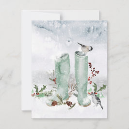 Feliz Natal Cartão de Férias