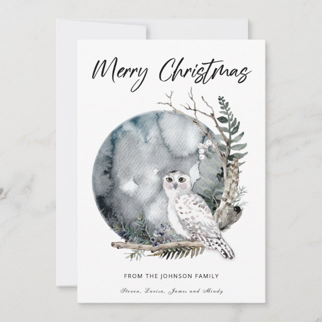 Feliz Natal Cartão de Férias (Frente)