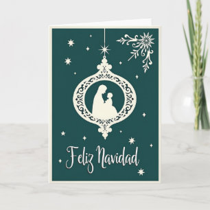 Feliz Natal Cartão de Maria Jesus