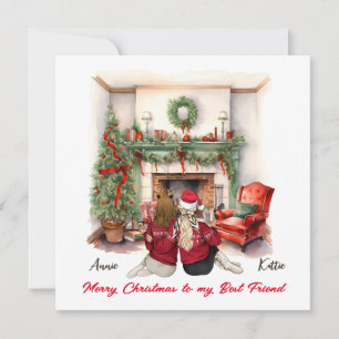 Feliz Natal - Cartão de Natal Bestie