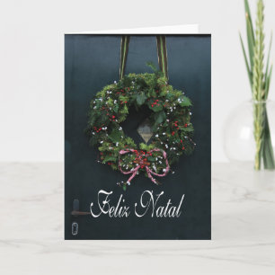 Feliz natal, cartão de Natal português