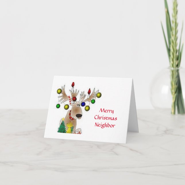 **FELIZ NATAL** CARTÃO DE "VIZINHO" (Frente)