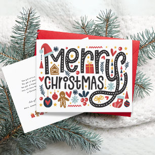 Feliz Natal Cartão postal Cartões de natal