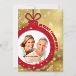 Feliz Natal. Cartões de foto de Natal Personalizad