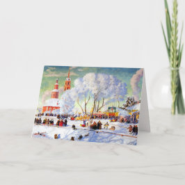 Feliz Natal. Cartões de Natal de Arte Russa