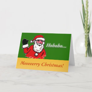 Feliz Natal, cartões de natal Santa Clause