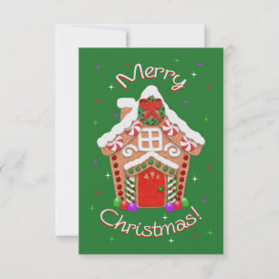 Feliz Natal! Casa de Pão de Mel em Feltro Falso