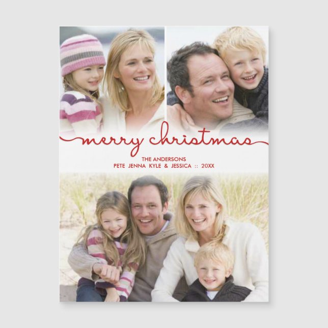 Feliz Natal - Colagem de Fotos Congelada (Frente)