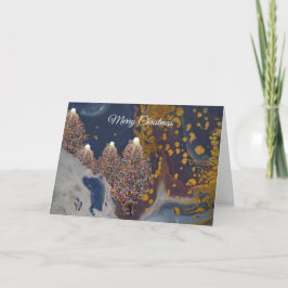 Feliz Natal com o Cartões de agradecimentos das Ár