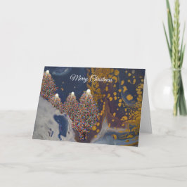 Feliz Natal com o Cartões de agradecimentos das Ár