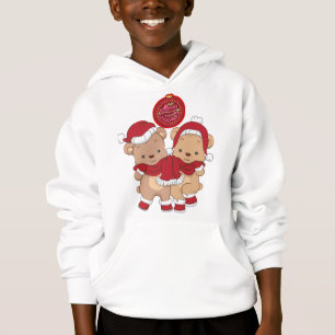 Feliz Natal Crianças Pullover Hoodie