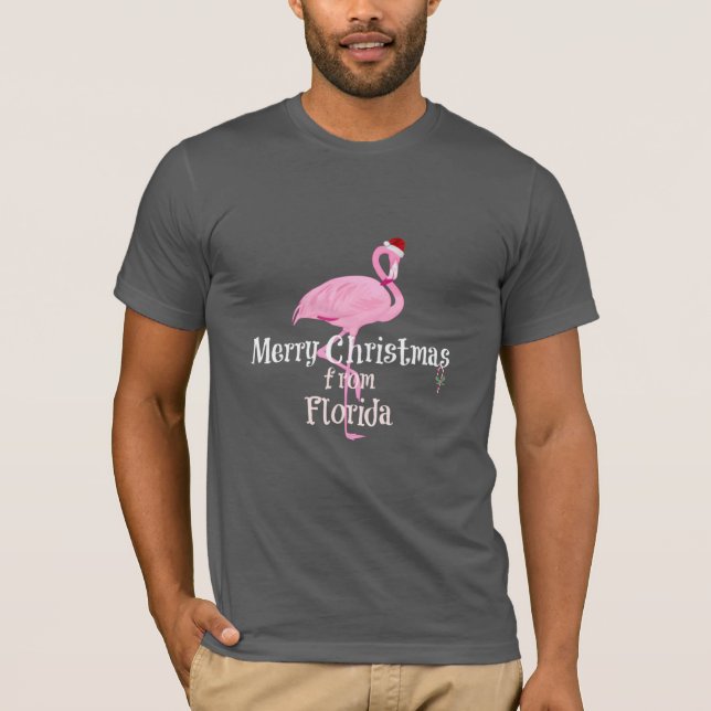 Feliz Natal da Camiseta da Flórida (Frente)