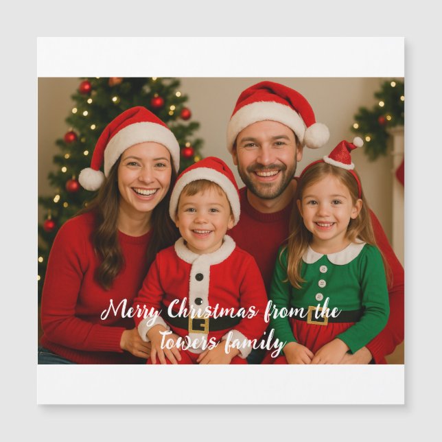 Feliz Natal Da Foto (Frente)