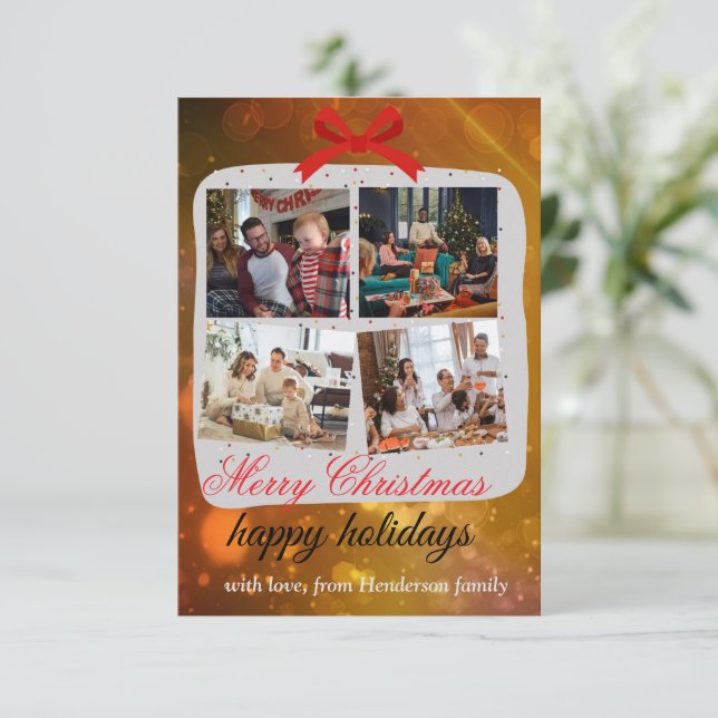 FELIZ NATAL DE FERIADO (Em pé/Frente)