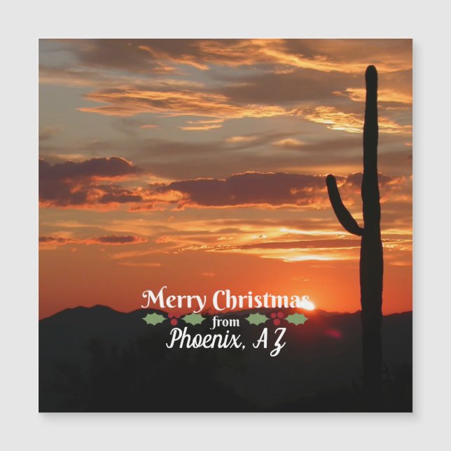 Feliz Natal de Phoenix, Arizona (Frente)