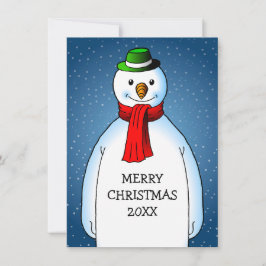 Feliz Natal do Boneco de Neve Feliz