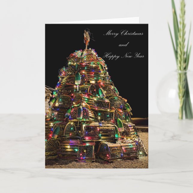 Feliz Natal Do Cartão Maine (Frente)