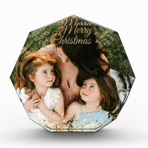Feliz Natal Dourado Para A Mãe