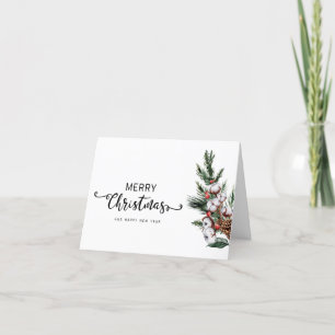 Feliz Natal e Cartão de Natal Fotográfico