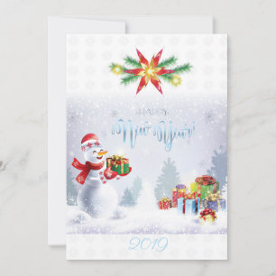 Feliz Natal e Feliz ano novo! Snowman 20XX