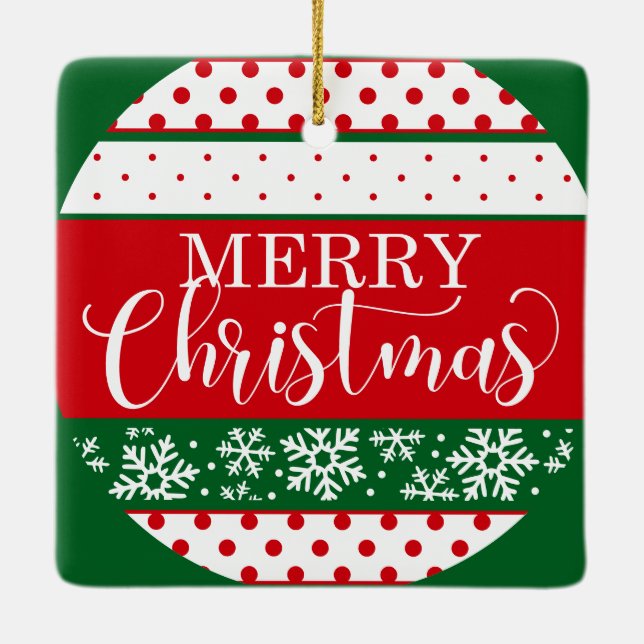 Feliz Natal - Enfeite de Natal (Verso)