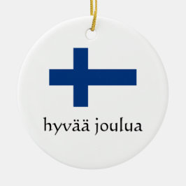 Feliz Natal Enfeite Finlandês
