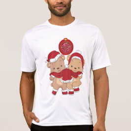 Feliz Natal Esporte-Tek Competitor T-Shirt