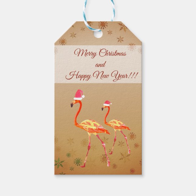 Feliz Natal, Etiquetas de Presente Personalizadas  (Frente)