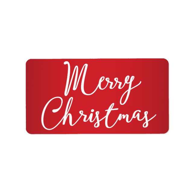 Feliz Natal - Etiquetas Vermelhas (Frente)