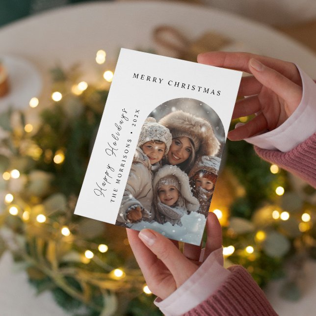 Feliz Natal Eu Feliz Cartão com fotos Personalizad (Criador carregado)