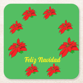 Feliz Natal Feliz Navidad Porta-Copos de Papel