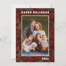 Feliz Natal Festivo Foto da Família Festiva de Nat