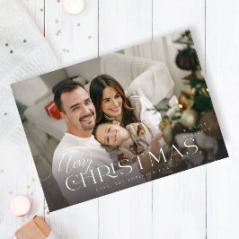 Feliz Natal, Festivo Minimalista Foto H