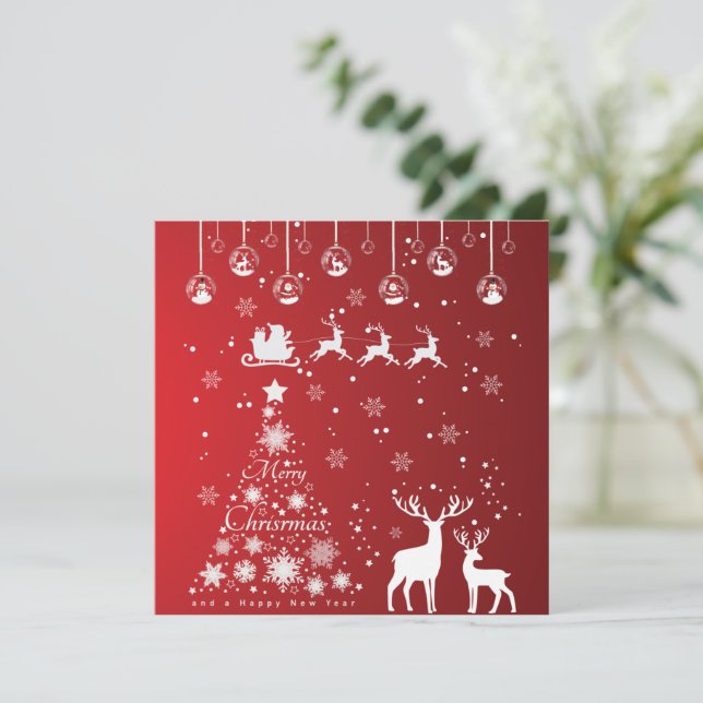 Feliz Natal Flocos de Neve, Reindeer (Em pé/Frente)