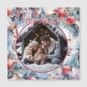 Feliz Natal - Foto Decorativa de Aquarela