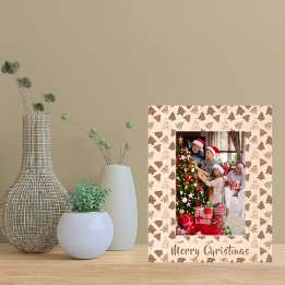 Feliz Natal | Foto do padrão da árvore em forma de