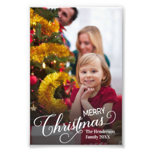 Feliz Natal Foto Personalizada Simples