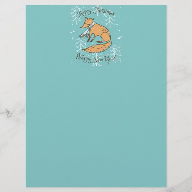 Feliz Natal Fox Cozy (Frente)