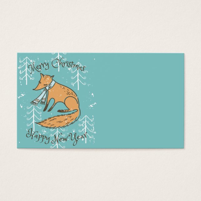 Feliz Natal Fox Cozy (Frente)