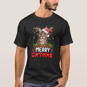 Feliz Natal Gato Camisolas de Natal Feio Suéter