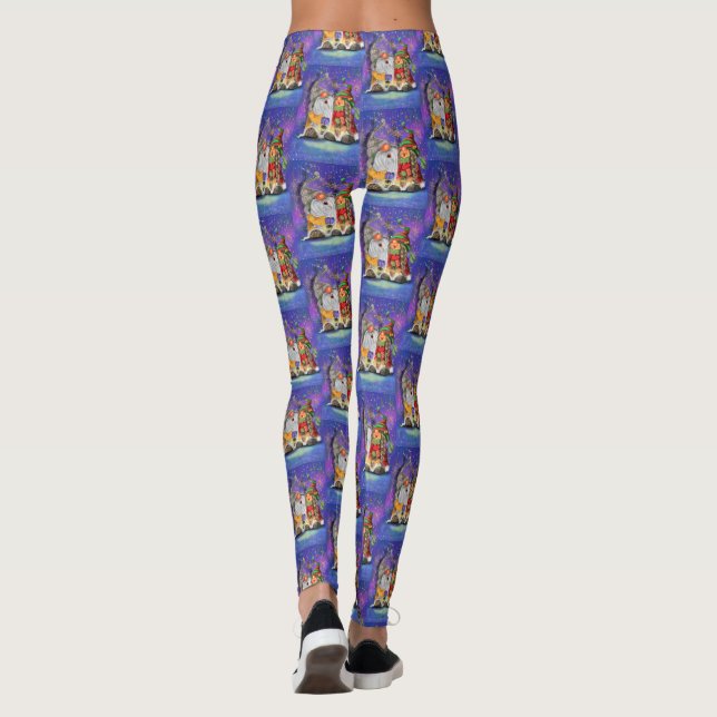 Feliz Natal Gnomos Leggings (Verso)