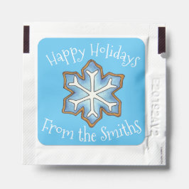 Feliz Natal Hanukkah Snowflake Cookie