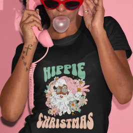 Feliz Natal Hippie - Camisa de Natal