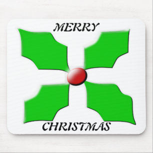 Feliz Natal Holly Mousepad